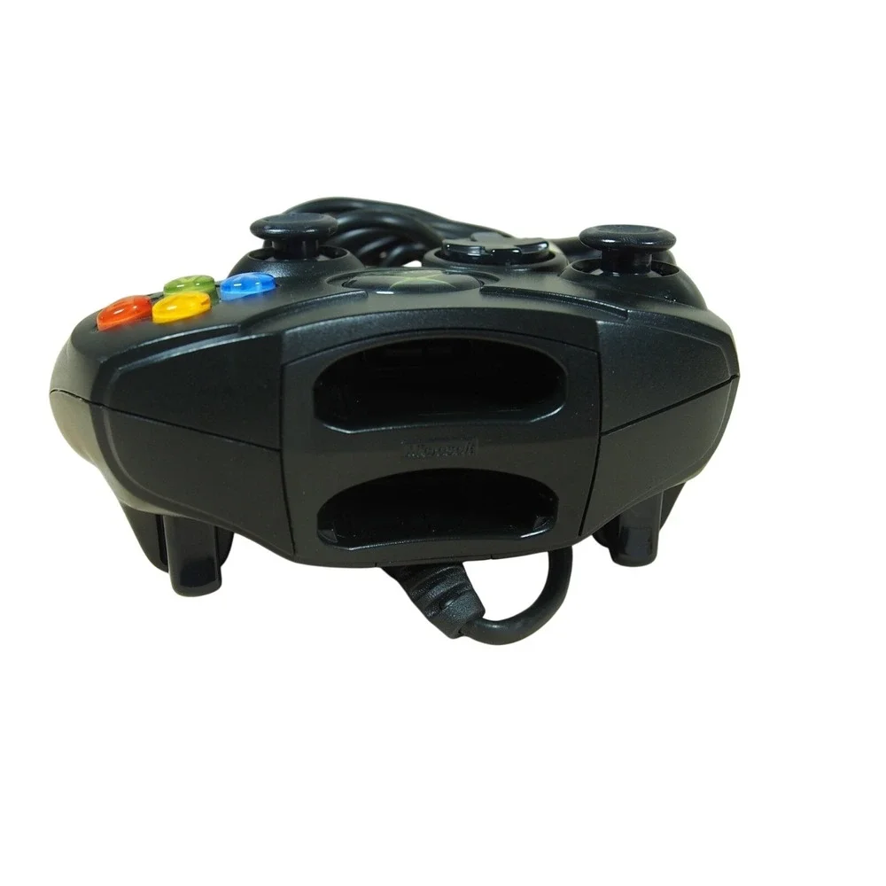 Original Xbox OEM S Type Black‎ Controller w/ Break Away Cable Fully Tested EUC